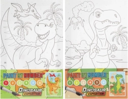 Painting by Numbers - Dinosaurs