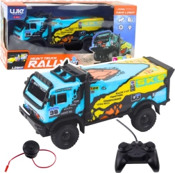 Remote-controlled RC truck – blue with sounds