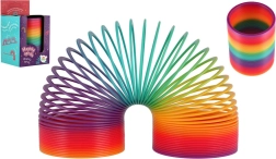 Vikerkaareline maagiline vedru – plastmänguasi 7,5 cm