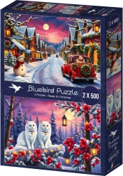 Pusle „Jõuludeks valmis” 2×500 tükki BLUEBIRD