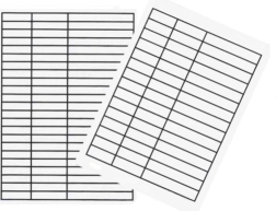 Lined A5 notebook underlay made of hard plastic