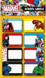 Marveli eelarve koolikleebiste komplekt