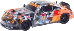 RC remote control car 1:18 rubber drift wheels orange