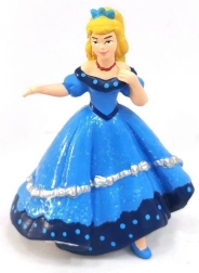 Printsessifiguur sinises kleidis