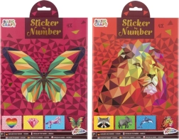 Sticker Puzzle by Numbers A4