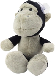 Small plush monkey with suction cup 16 cm