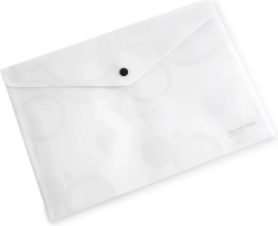 Envelope with Snap A4 Black and White