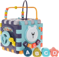 Multifunctional foldable interactive cube for children
