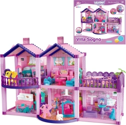 WOOPIE nukkude maja Pony Fantasy Villa 120 osaga