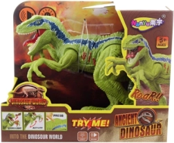Patareidel töötav velociraptor valguse ja helidega
