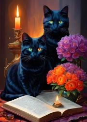 Puzzle Black Cats 500 Pieces