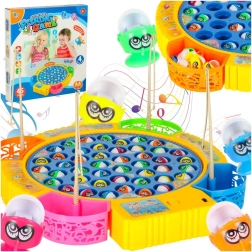 Pereoskuste mäng kalapüük – 45 kalakest ja 4 ritva