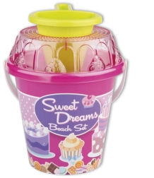 Androni keskmine liivakastikomplekt lehtriga – Roosa