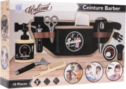 Laste väikese juuksuri komplekt vöö ja tarvikutega