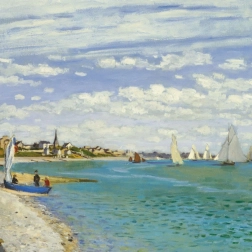 Curiosi square puzzle Q Art: Regatta at Sainte‑Adresse, 66 pieces
