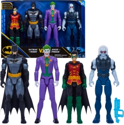 Batman DC 4 tegelase komplekt: Batman, Robin, Joker ja Mr. Freeze 30 cm