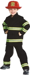 Kids’ firefighter costume with helmet (ages 7–9)