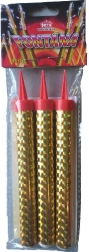 Kuldne peofontään 12 cm, 3 tk