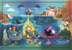 Puzzle Story Maps väike merineitsi 1000 tükki