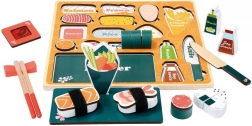 Bino puidust 3D pusle Sushi baar