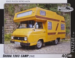 Pusle Retro Autod Škoda 1203 Camp 40 tükki