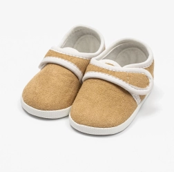 Laste seemisnahast papud New Baby pruun 0–3 kuud