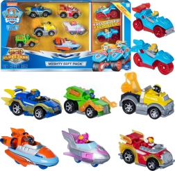 Paw Patrol Mighty Pups kinkekomplekt: 8 True Metal metallautot