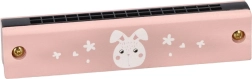 Pink Harmonica for Children with Decor