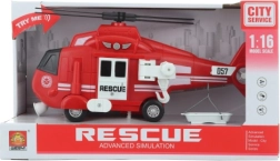 Patareitoitel tuletõrjehelikopter valguse ja heliga