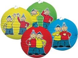 Paberist latern Pat ja Mati motiiviga, 25 cm