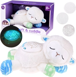 Pehmiklambatalg koos tähtede projektori ja unelauludega