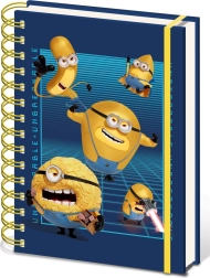 Spiraalplokk A5 2024 Minionite motiiviga