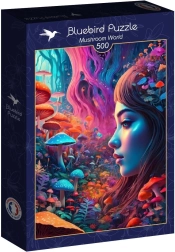 Puzzle World of Mushrooms 500 pieces BLUEBIRD