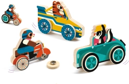 Djeco neetidega puidust sõidukid