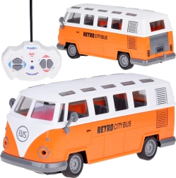 Retro RC buss valgustusega – kaugjuhitav mudel RETRO CITY BUS