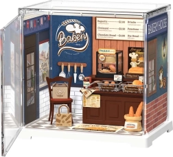 RoboTime 3D wooden puzzle mini bakery – miniature house