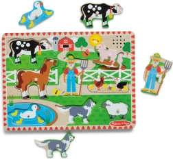 Melissa & Doug puidust talupusle