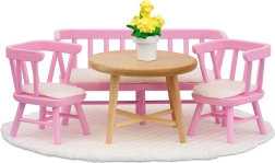 Lundby söögitoa ja kööginurga mööblikomplekt nukumajale