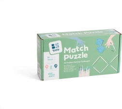Wooden Matchstick Puzzle – Logic Game for Kids 8+
