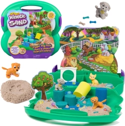 Kinetic Sand Diggin’ Dog Park kaasaskantav komplekt liiva ja koertega