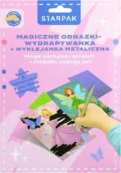 Scratch-off princess set for kids