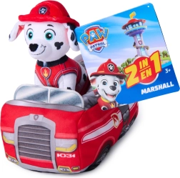 Käpapatrulli Marshall 2-in-1 plüüs mänguasi tuletõrjeautoga 22 cm