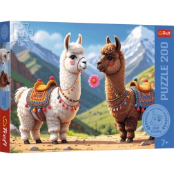 Puzzle TREFL Colorful Llamas 200 pieces