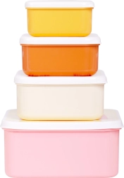 A Little Lovely Company nelja einekarbi komplekt – Duha