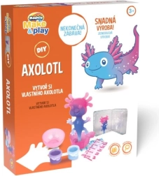 Modelo DIY Axolotl – creative kit for making a soft figurine