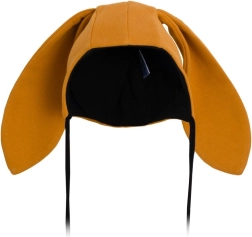 Baby cotton hat with ears New Baby Favorite brown (9–12 months)