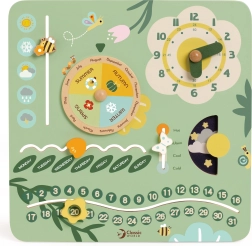 Puidust hariv kalender inglise keeles