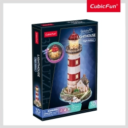 3D pusle majakas LED-valgustusega CUBICFUN Night Edition