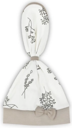 Nicol Ella Infant Cotton Cap–Scarf White