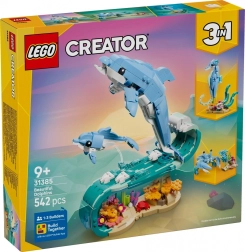 LEGO Creator 3v1 mereloomad: imeline delfiin
